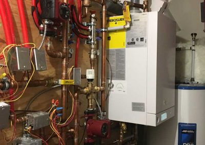 Dans Plumbing OnDemand heating cover on